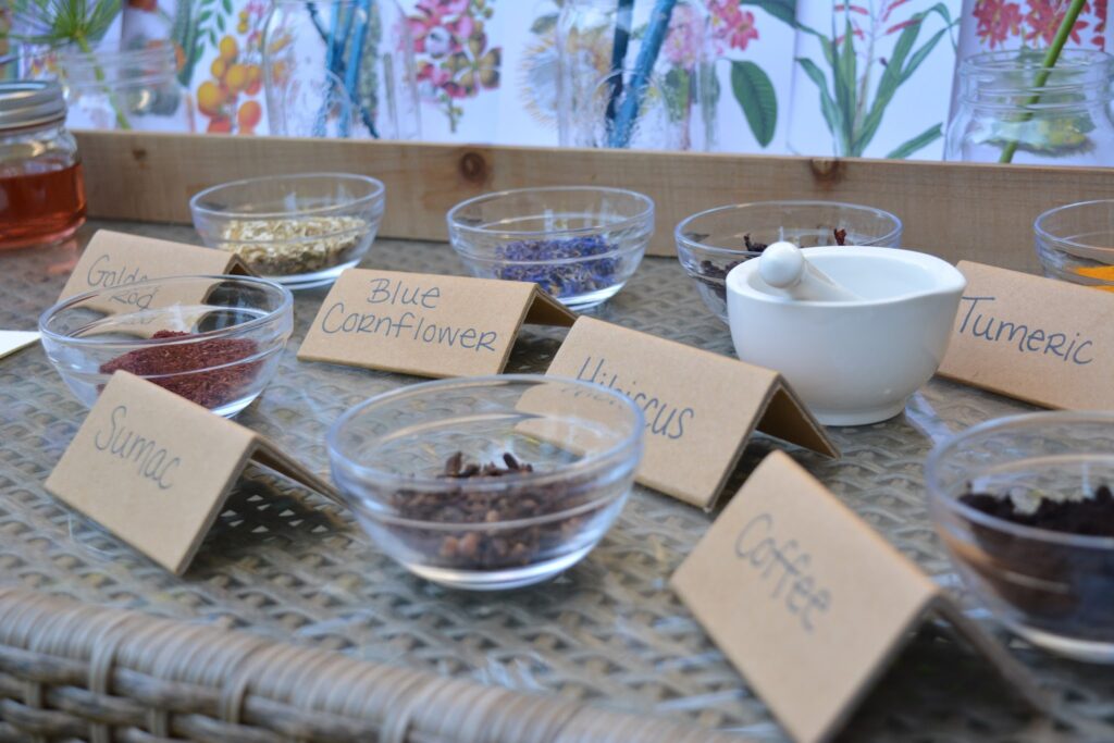 Finished natural inks