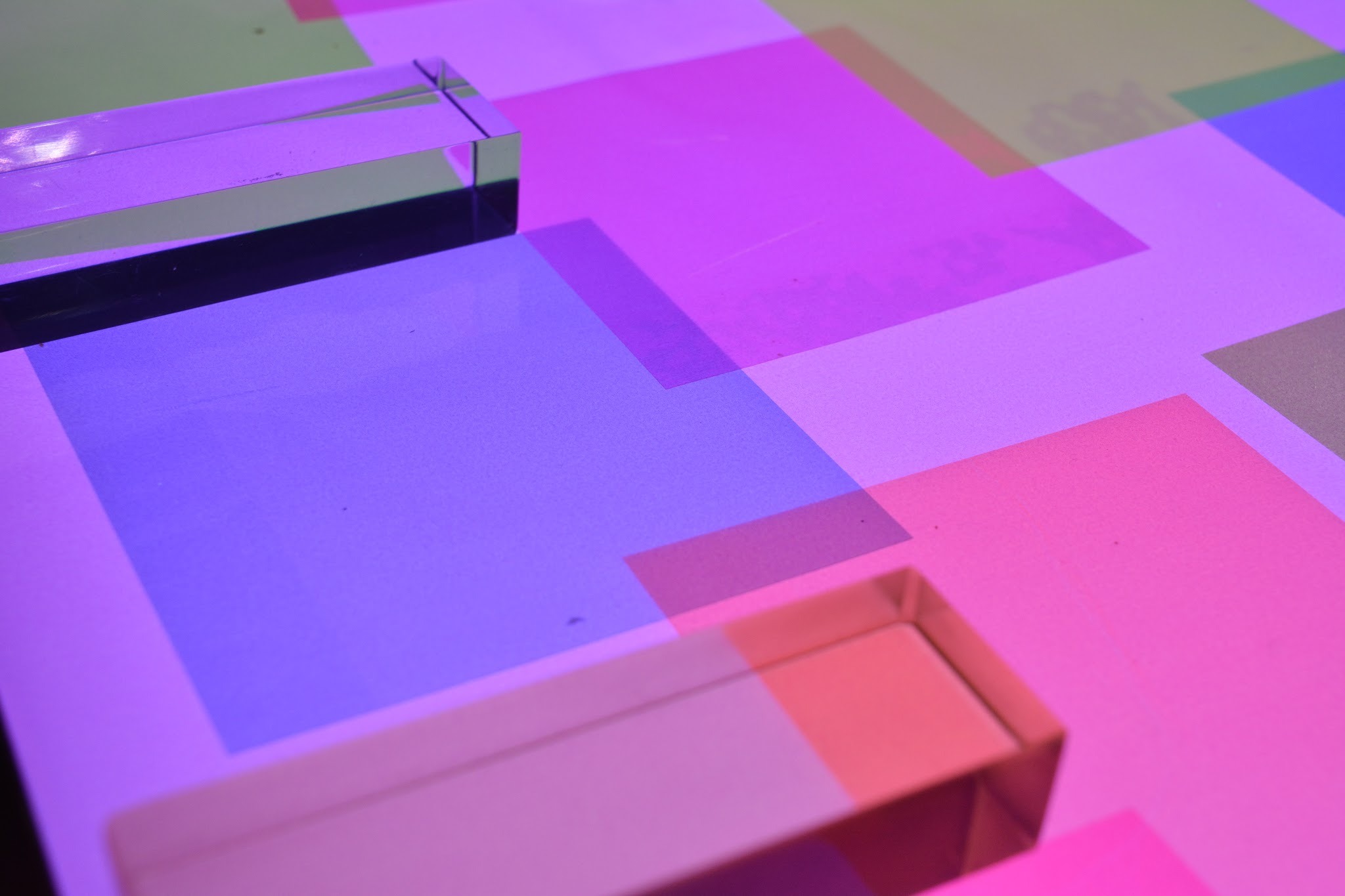 Translucent materials reflecting light