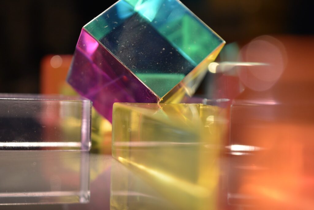 New colors appearing on projector