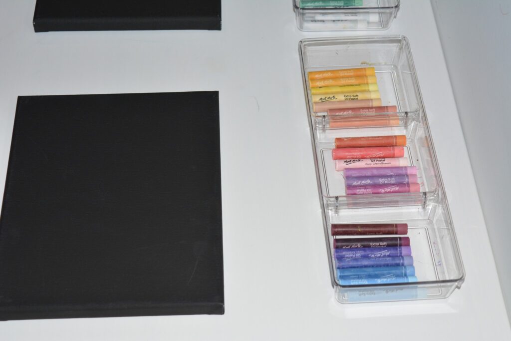 Black Paper Pastel Invitation