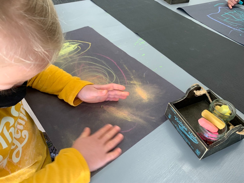 Black Pastel Creation