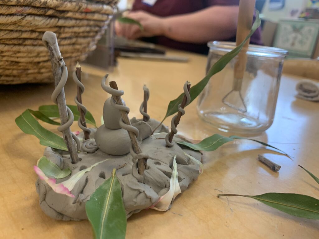Revisiting the nature items with clay