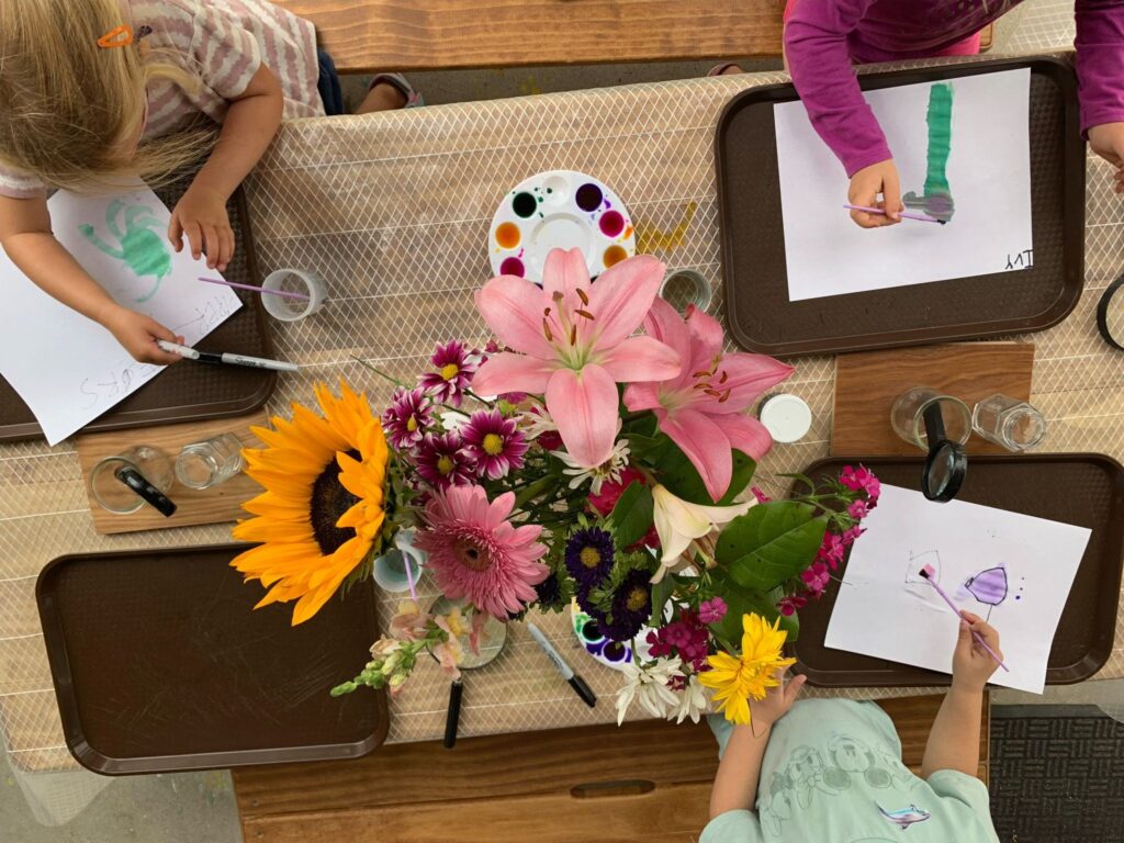 Revisiting flowers with watercolor